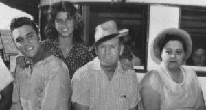 Elvis with Parent and June Juanico Biloxi Holiday