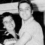Elvis with his girlfriend June Juanico in Biloxi july 1956