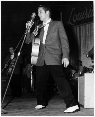 On-October-16-1954-Elvis-Presleys-first-recorded-live-performance-took-place-in-Shreveport-at-the-Louisiana-Hayride.