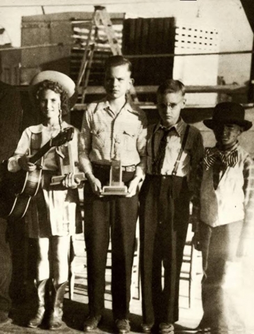 On-October-3-1945-10-year-old-Elvis-sang-“Old-Shep”-–