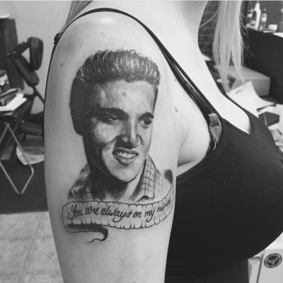 elvis presley tattoos