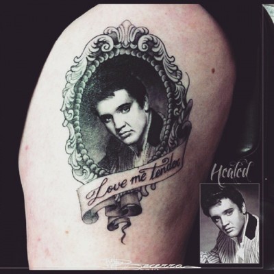 elvis presley tattoos