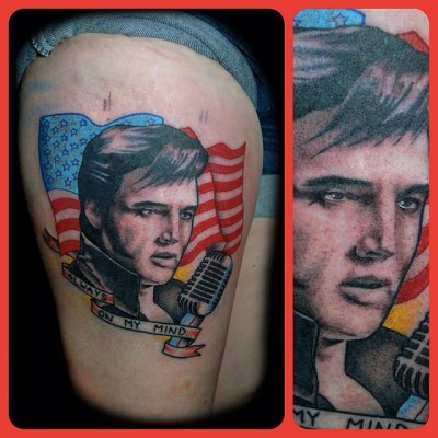 elvis presley tattoos