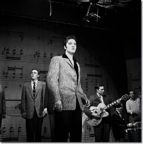 4- Elvis Presley rehearsing for The Ed Sullivan Show January 6, 1957