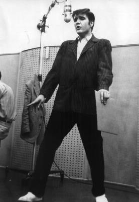Elvis-recording-at-Radio-Recorders-Hollywood-on-January-19-1957