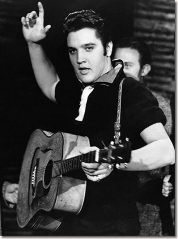 23- Elvis Presley - The Ed Sullivan Show Rehearsal New York, October 1956.