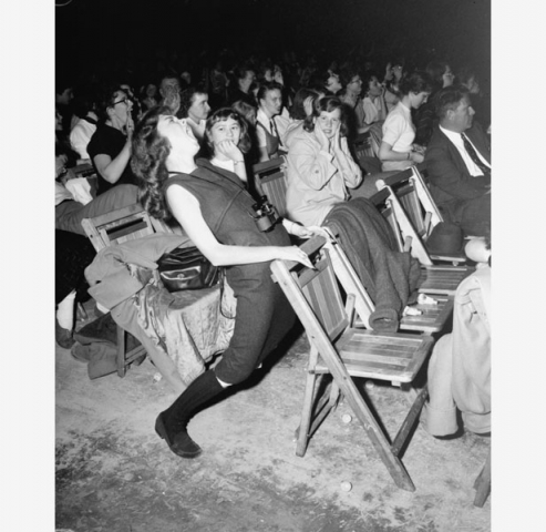 44-Elvis Presley rehearsing for The Ed Sullivan Show January 6, 1957