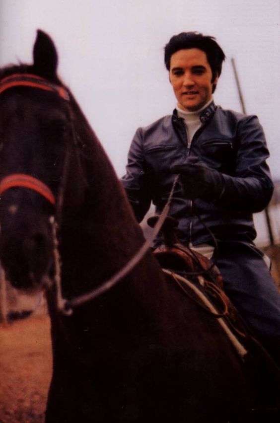 32-Elvis on the Circle G Ranch, Riding Domino 1968