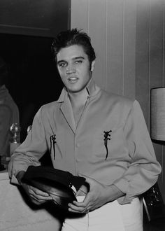 Elvis Presley in Hollywood, California, October 5, 1956.