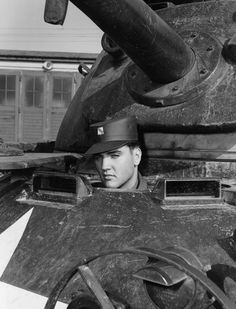 Elvis at the Ray barrack , military U-S base in Germany. October 5 1958