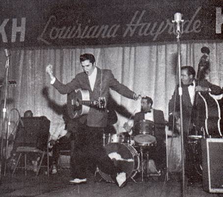  October 16, 1954 and Elvis was one of probably 20 singers scheduled to perform that night. 