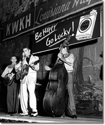 Scotty, Elvis, Bill on the Louisiana Hayride Oct. 16, 1954