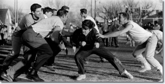 When Elvis Presley Plays Football - December 27, 1956