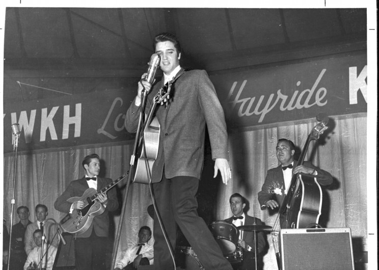 Elvis on his way to fame at the Louisiana Hayride