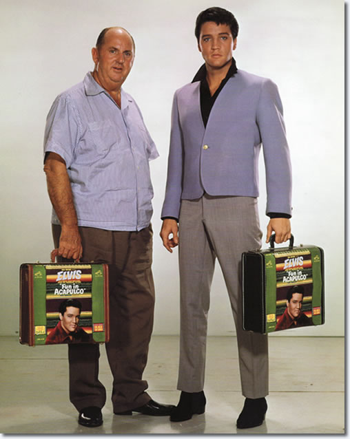 Colonel Tom Parker and Elvis Presley - Fun In Acapulco Publicity Phototograph