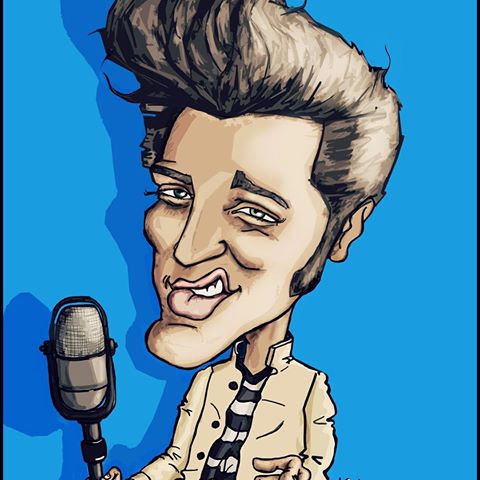 15 interesting Elvis Presley Cartoon Drawing – Elvis Presley