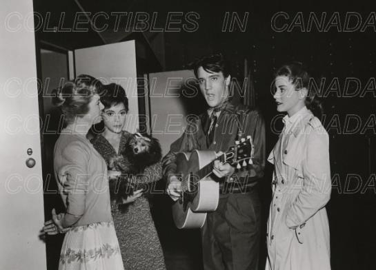 Elvis Presley Backstage Tyler January 25 1955
