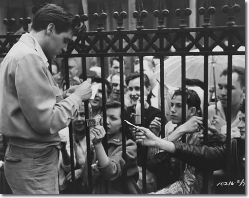 ( The photos were taken january 5 1958 at the set of King Creole )