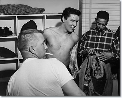 On March 24, 1958, Elvis Presley was inducted into the United States Army