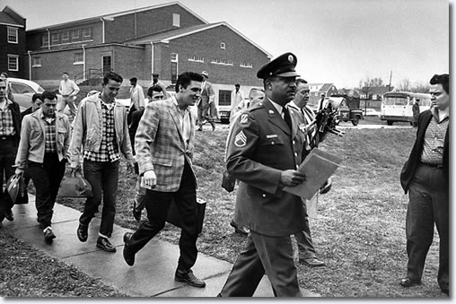On March 24, 1958, Elvis Presley was inducted into the United States Army