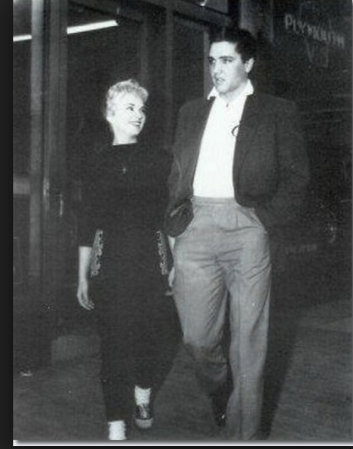 Anita Wood and Elvis Presley March 19, 1958