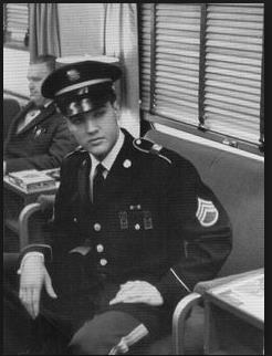 Elvis Presley On The Train Back To Memphis - from Ft Dix, N.J. March 6, 1960