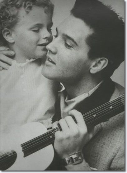 Elvis Presley and Sheila Riddell March 24, 1960 Fontainebleau Hotel