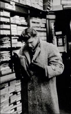 Elvis Presley at the Supreme Men's Shop in New York, March 17, 1956.