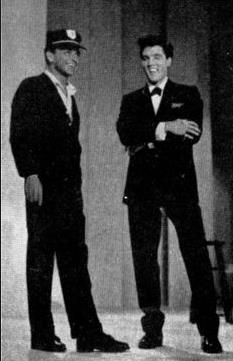 Elvis and legendary Frank Sinatra in march 26 1960 for the Frank Sinatra show. 2