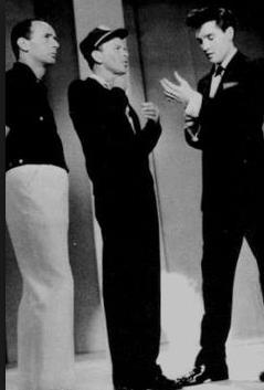 Elvis and legendary Frank Sinatra in march 26 1960 for the Frank Sinatra show.
