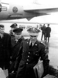 Elvis leaving Germany after 18 months in Europe in march 2 1960