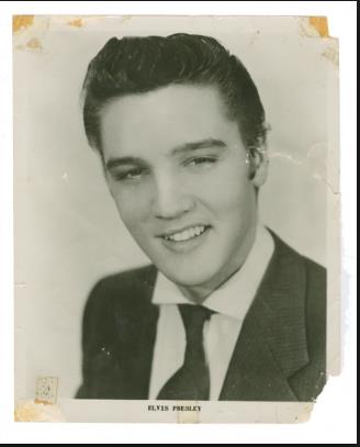 March 4, 1955, Elvis Presley, Scotty Moore and Bill Black Signed Promotional Photo