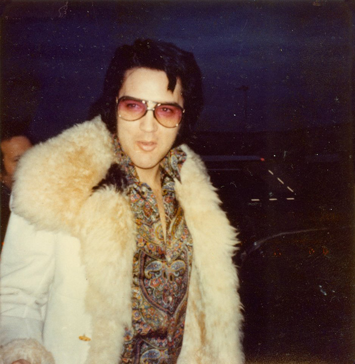 Elvis Presley Patrick Airport, Hampton, VA on March 11, 1974 Photo Copyright Betty Steele