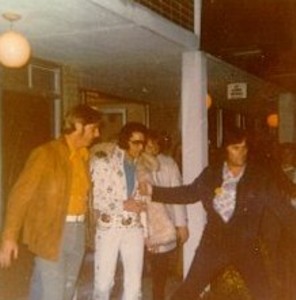 Elvis Presley Patrick Airport, Hampton, VA on March 11, 1974 Photo Copyright Betty Steele
