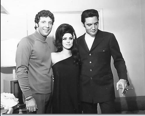 Elvis Presley and Tom Jones Flamingo Hotel, Las Vegas April 6, 1968 2