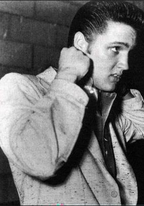 Elvis presley in San Diego in april 4 1956.
