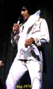 August 21 1974 Dinner (8.15pm). Elvis In ConcertAugust 21Elvis Presley Dinners