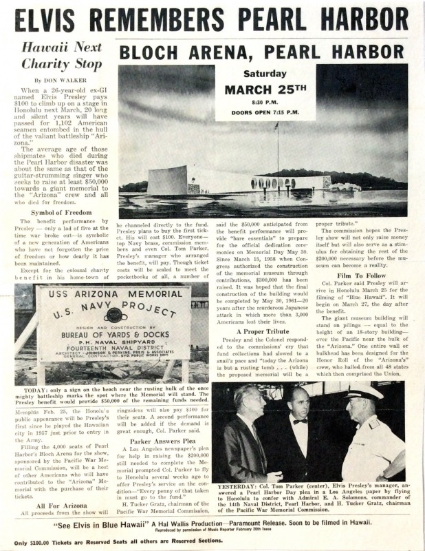 Elvis Remembers Pearl Harbor
