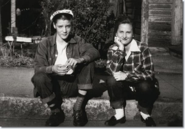 2 -Elvis Presley and Betty McMahan (1949)
