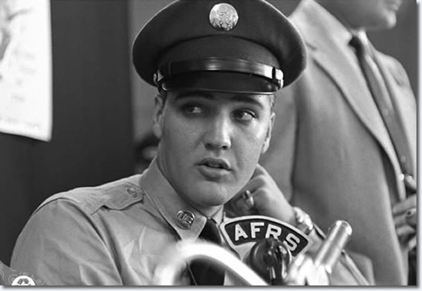 September 22, 1958 , Elvis Preley Sails Brooklyn Army Terminal
