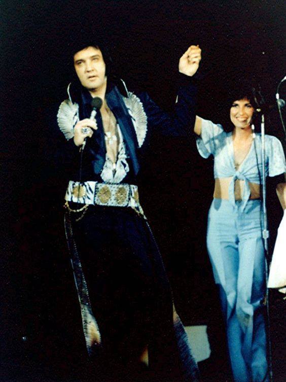 Kathy Westmoreland and Elvis Presley