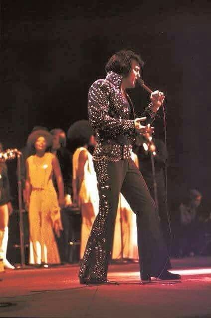 Elvis live on stage in Greensboro, April 14 1972