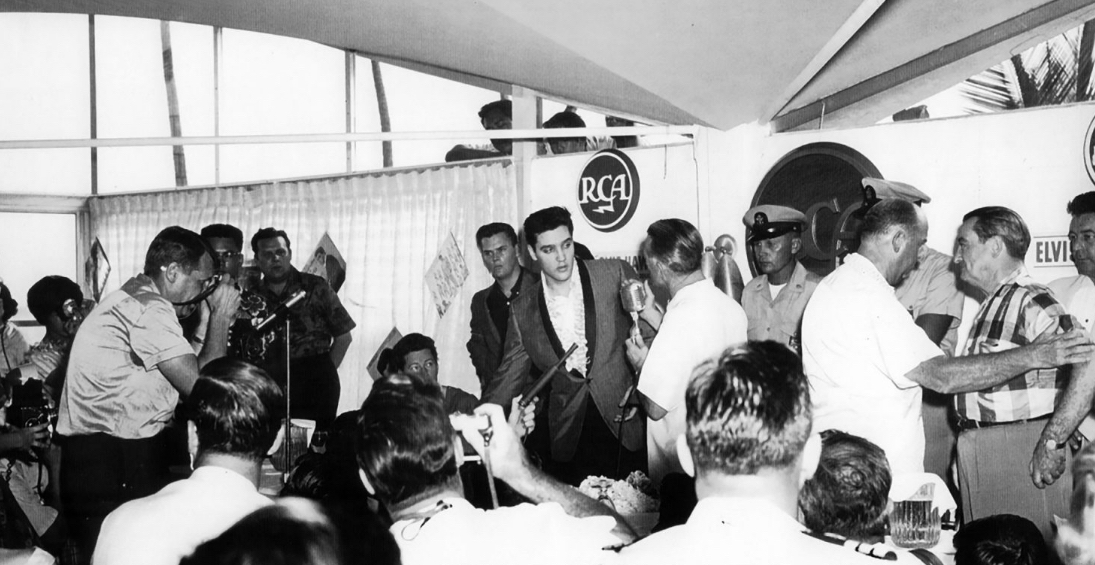 Elvis at the USS Arizona Memorial Concert in 1961