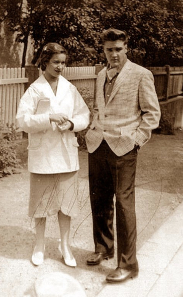 Elisabeth Claudia Stefaniak and Elvis Presley