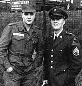 Elvis Presley and Donald (Rex) Mansfield