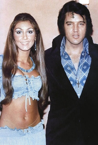 Elvis Presley and Linda Diane Thompson