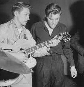 Elvis Presley and Scotty Moore