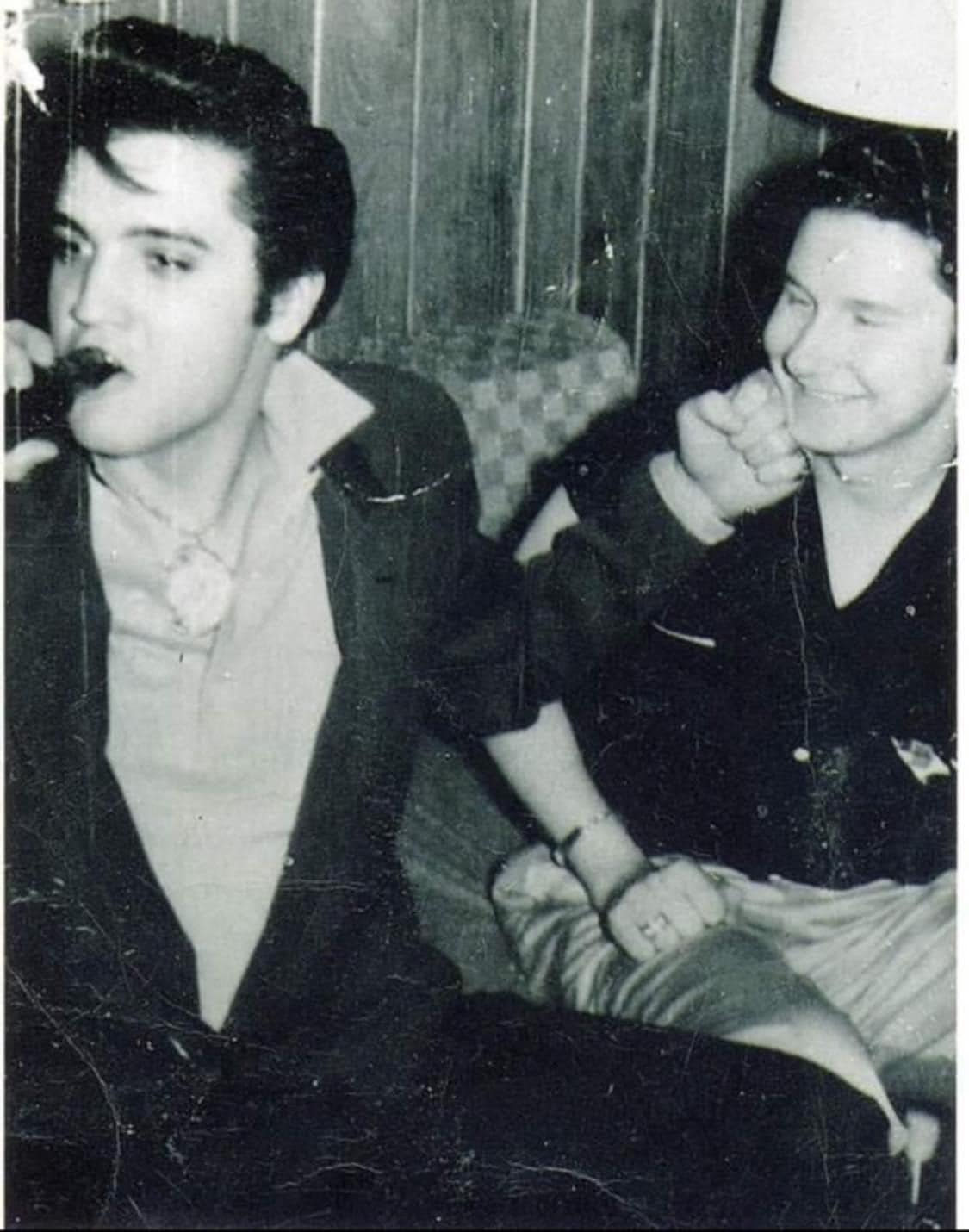 Elvis is Wearing a Medallion