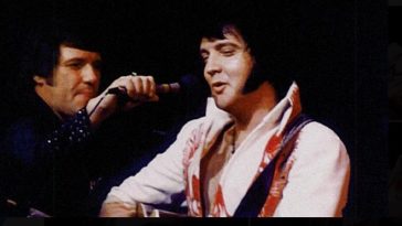 Elvis and Charlie Hodge