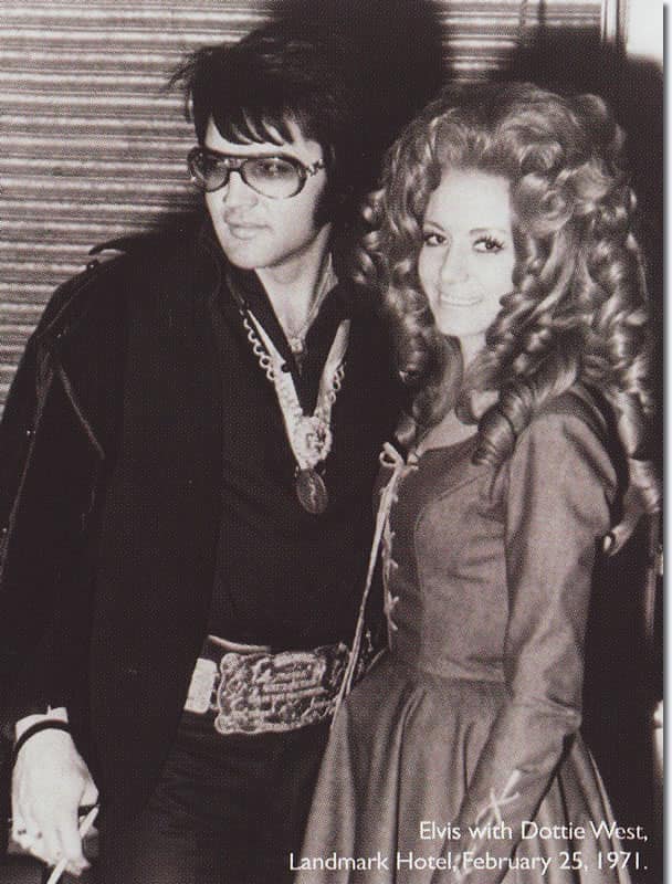 Elvis and Dottie West February 25, 1971